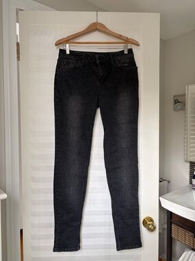 Rihanna X River Island High Waisted Black Jeans